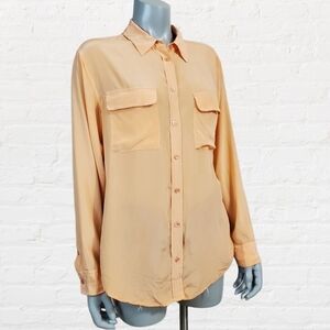 Equipment Peach Blouse